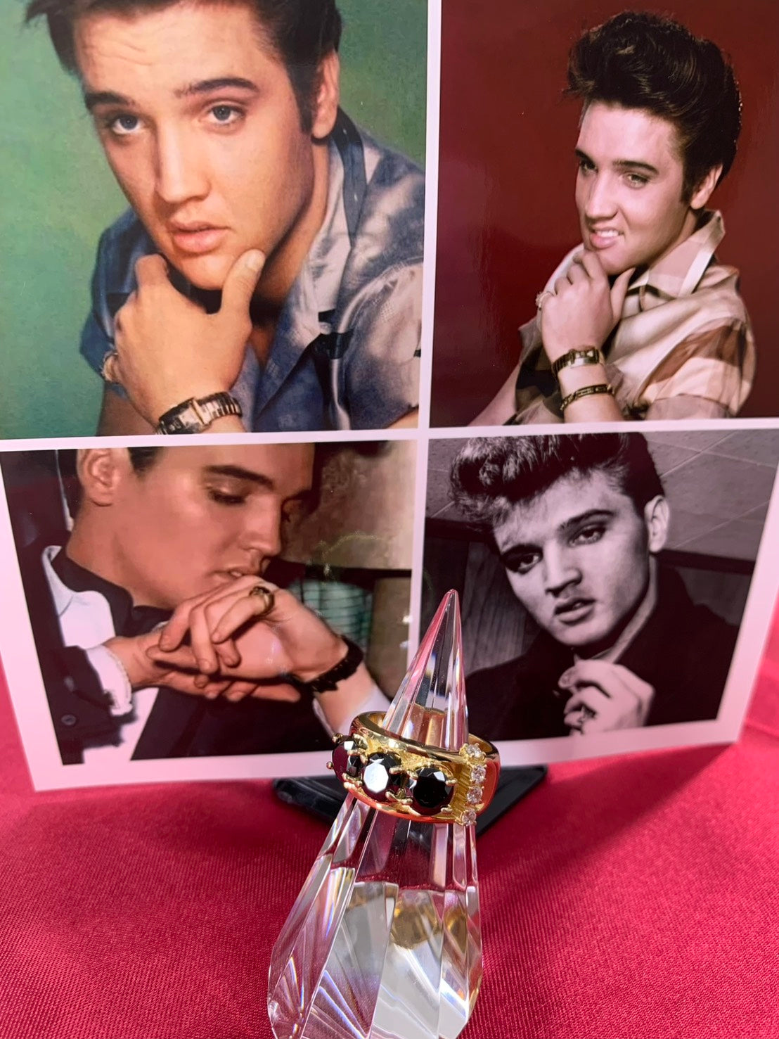 Elvis Presley Legendary Ring Brass × Gold Plating