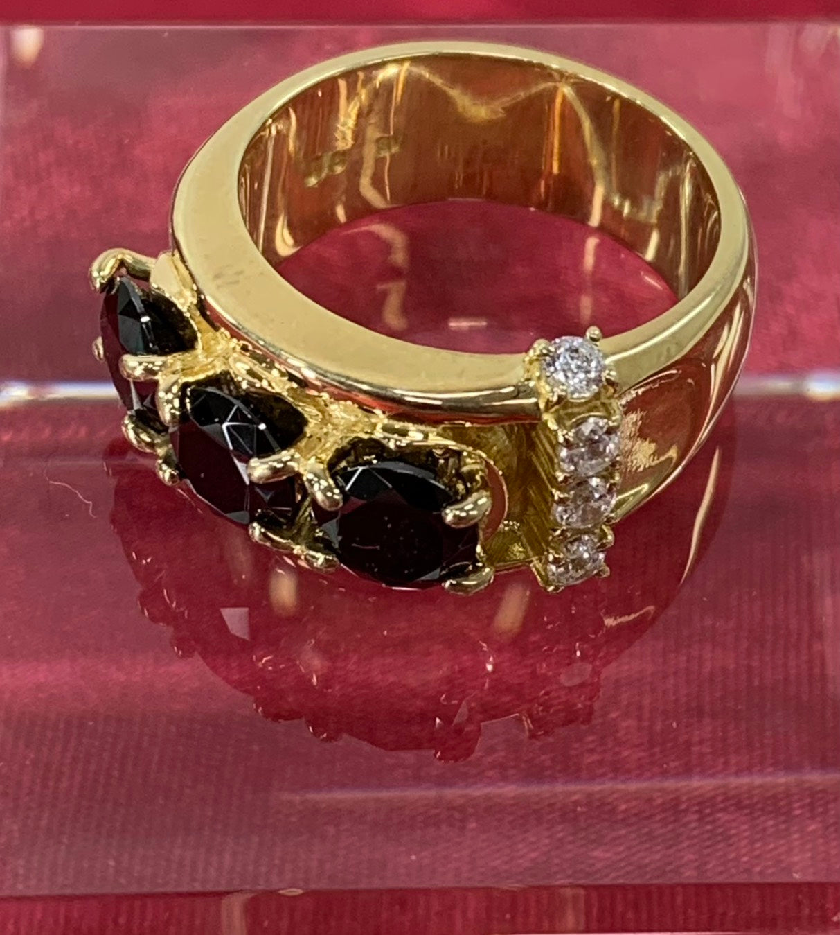 Elvis Presley Legendary Ring Silver × Gold Plate