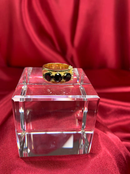 Elvis Presley Legendary Ring Silver × Gold Plate