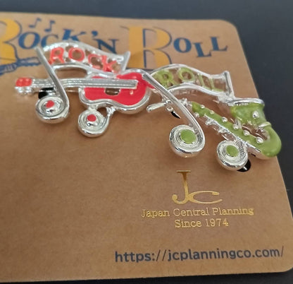 Rock ‘n’ Roll Twin Pins.