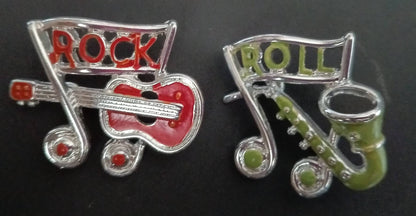 Rock ‘n’ Roll Twin Pins.