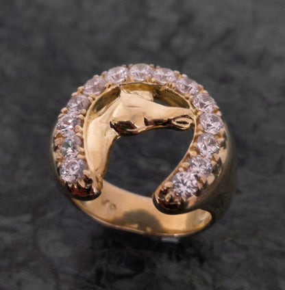 Horseshoe Ring Silver925 × 18K Gold Plated
