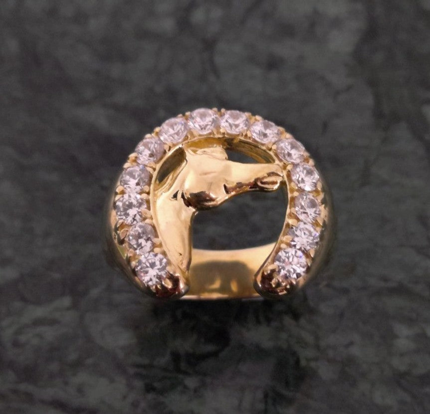 Horseshoe Ring Silver925 × 18K Gold Plated