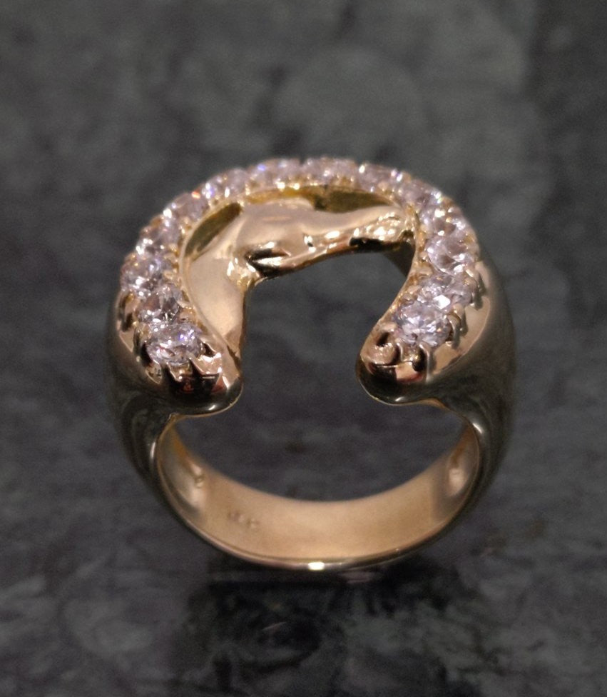 Horseshoe Ring Silver925 × 18K Gold Plated