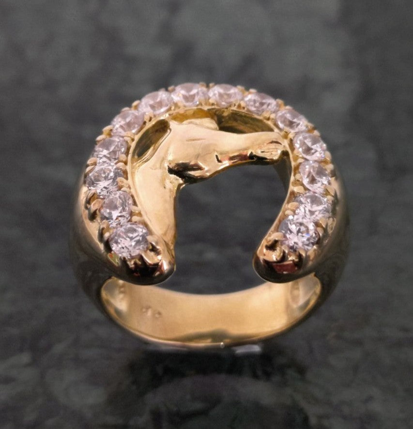 Horseshoe Ring Silver925 × 18K Gold Plated