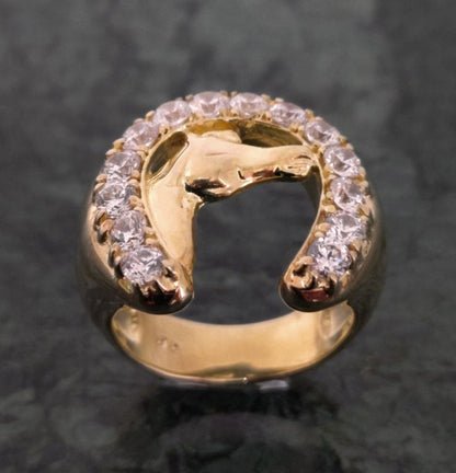 Horseshoe Ring Silver925 × 18K Gold Plated