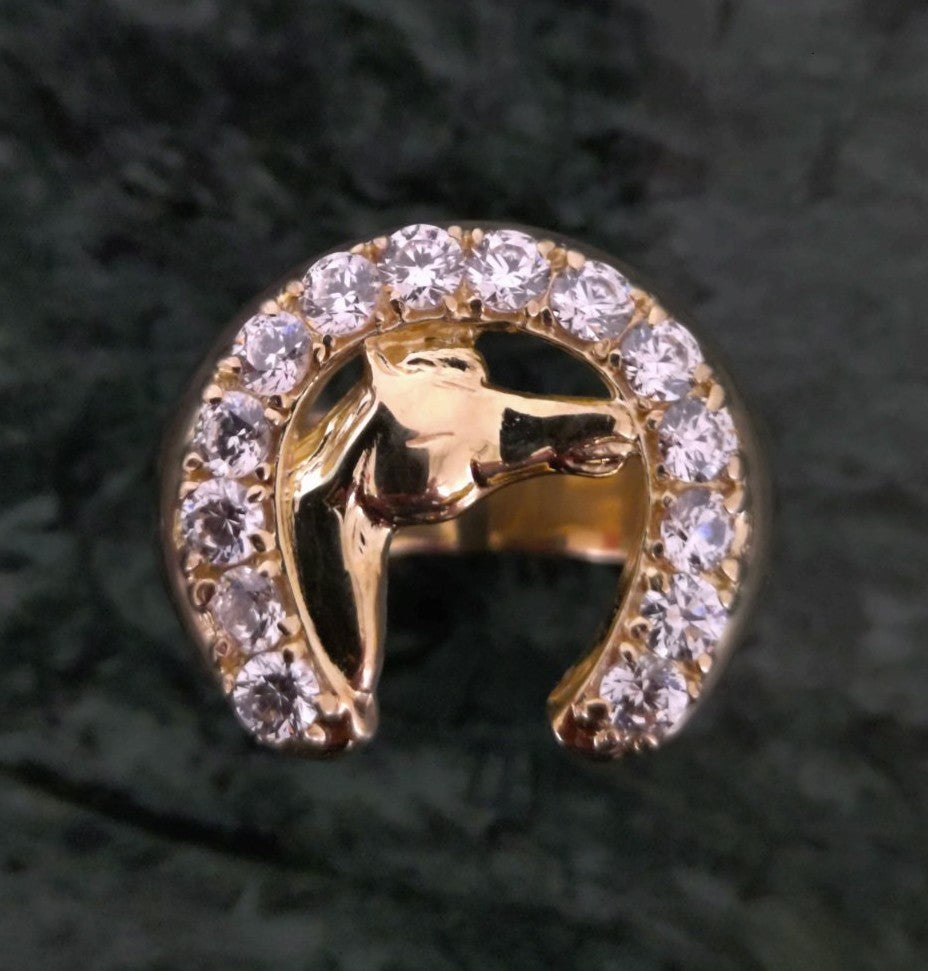 Horseshoe Ring Silver925 × 18K Gold Plated