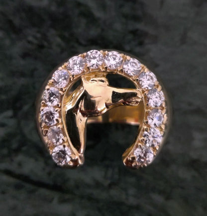 Horseshoe Ring Silver925 × 18K Gold Plated