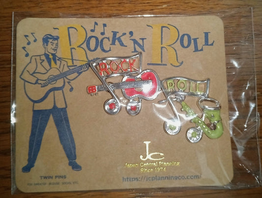 Rock ‘n’ Roll Twin Pins.