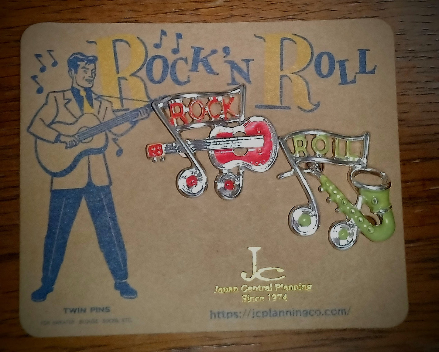 Rock ‘n’ Roll Twin Pins.